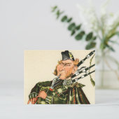 Gordon Highlanders - Piper Briefkaart (Staand voorkant)