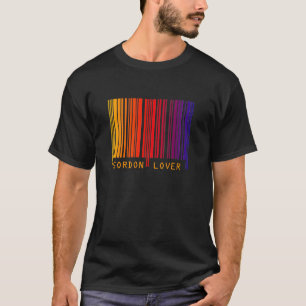 "GORDON LOVER" gekleurde Barcode T-Shirt