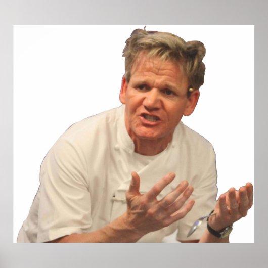Gordon Ramsay Poster (Voorkant)