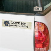 Gordon Setter Bumpersticker (Op Truck)