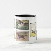 Gordon Setter Cigarette Kaarten Ceramische Mok (Midden)