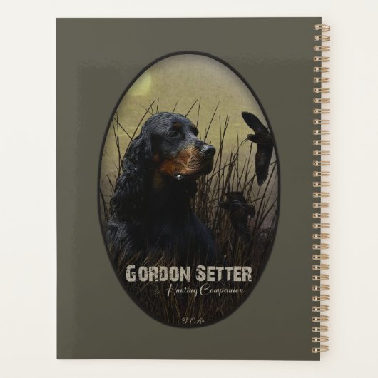 Gordon Setter, compagnon de chasse (Dos)