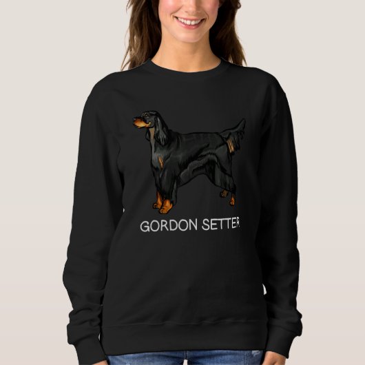 Gordon Setter Crazy Dog Trui (Voorkant)