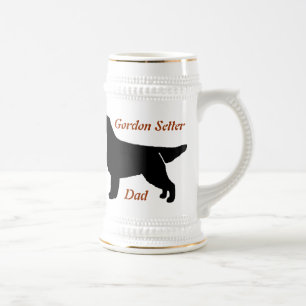 Gordon Setter Dad Ceramic Stein Bierpul