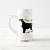 Gordon Setter Dad Ceramic Stein Bierpul (Links)