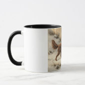 Gordon Setter Dog in een Sneeuwwitje Winter Landsc Mok (Links)