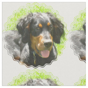 Gordon Setter Dog Stof