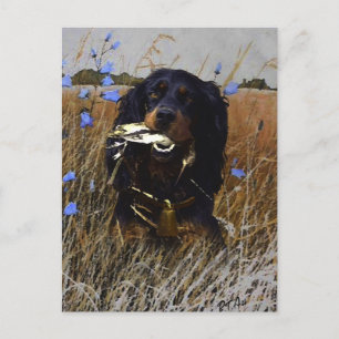 Gordon Setter Feestdagenkaart