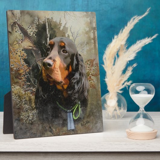 Gordon Setter Fotoplaat (Zijkant)