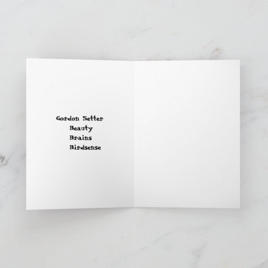 Gordon Setter Generations Schilderen Bedankt Opmer (Binnen)