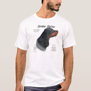 Gordon Setter Geschiedenis Design T-shirt
