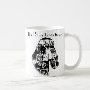 Gordon Setter Happy Face Koffiemok