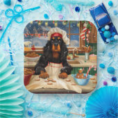 Gordon Setter Holiday Baking: Feestelijke Kerst Papieren Bordje (Feest)