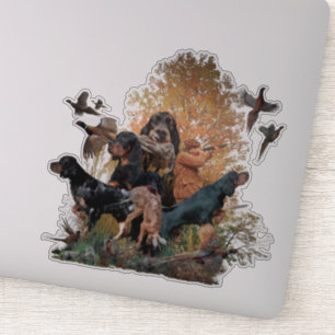 Gordon Setter, jachtseizoen Sticker
