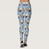 Gordon Setter liet het sneeuwen Kerstmis Leggings (Achterkant)