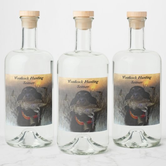 Gordon Setter Likeurfles Etiket (Flessen)