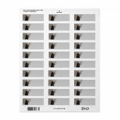 Gordon Setter Painted Head Label (Full Sheet)
