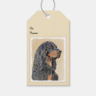 Gordon Setter Painting - Cute Original Dog Art Cadeaulabel