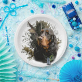Gordon Setter Papieren Bordje (Feest)