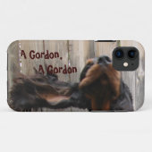 Gordon Setter Peinture iPhone 5 Coque (Dos (Horizontal))