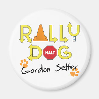 Gordon Setter Rally Dog Magneet