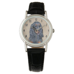 Gordon Setter-schilderij - Mooie originele honden Horloge