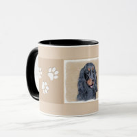 Gordon Setter Schilderij - Mooie Originele Honden
