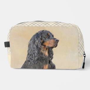 Gordon Setter Schilderij Zwart Schattige Originele Toilettasje