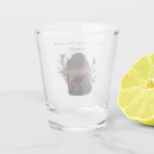 Gordon Setter Shot Glas (Achterkant)