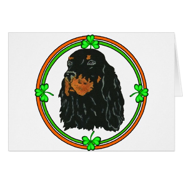 Gordon Setter St patrick ter (Devant horizontal)