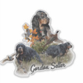 Gordon Setter Sticker (Voorkant)