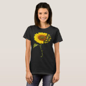 Gordon Setter Sunflower T-shirt (Voorkant volledig)