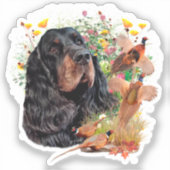 Gordon Setter Tapestry Poster Acrylprint Tripty Sticker (Voorkant)