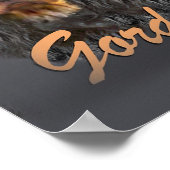 Gordon Setter trio hunts Poster (Hoek)