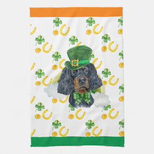 Gordon Setter Vakantiehuis Decoratie St. Patrick's Theedoek