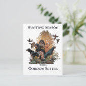 Gordon setters, Art Briefkaart (Staand voorkant)