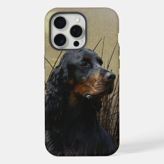 Gordon Setters, Passie voor vogels, Kunst iPhone Hoesje (Achterkant)