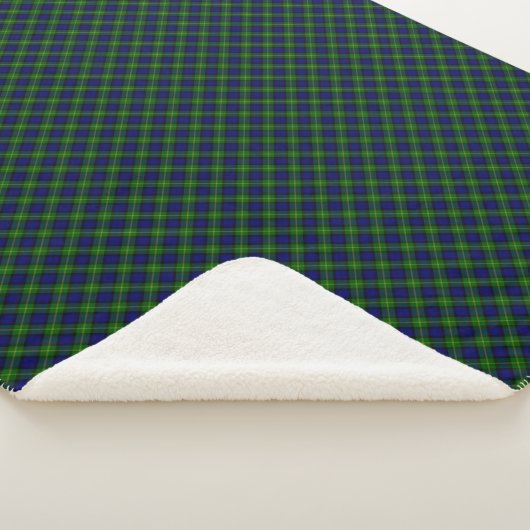 Gordon tartan bleu vert plaid (3/4)
