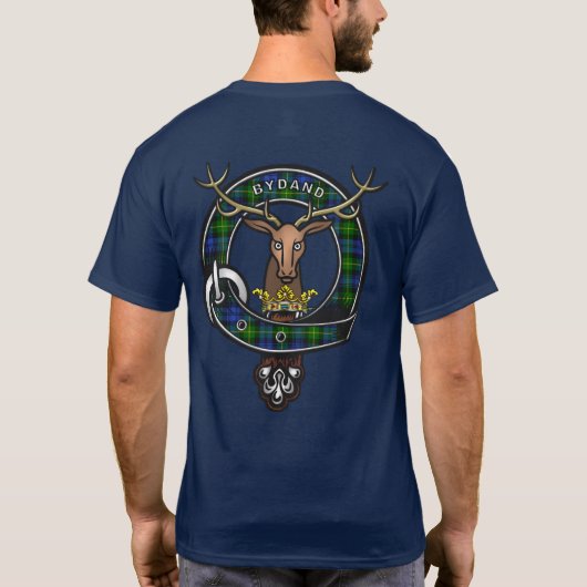 Gordon Tartan Clan Badge T-Shirt (Dos)