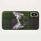 Gordon Tartan Cross Case-Mate iPhone Case (Achterkant (horizontaal))
