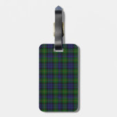 Gordon Tartan Pset Bagagelabel (Achterkant verticaal)