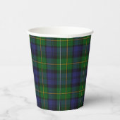 Gordon Tartan Pset Paper Cups Papieren Bekers (Rechts)