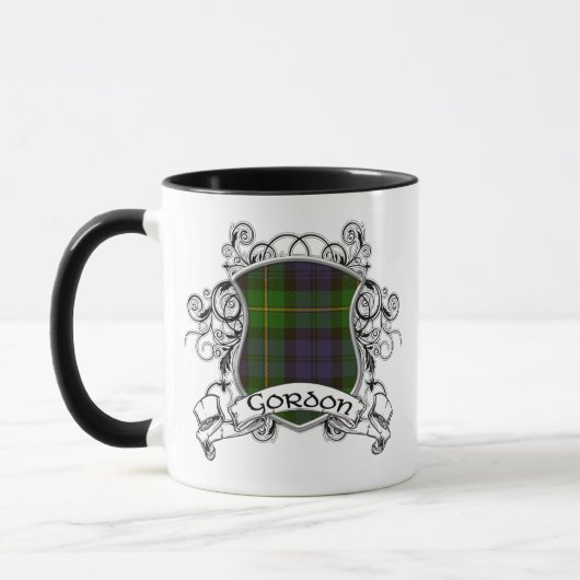 Gordon Tartan Shield Mok (Links)