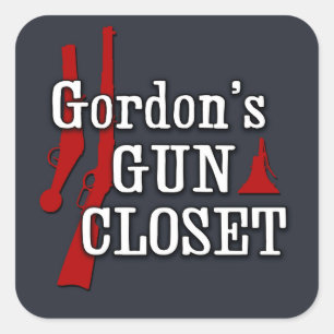 Gordon's Pistool Closet sticker