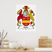 Gore Family Crest Poster (Keuken)