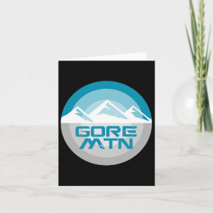 Gore Mountain Ny Graphic  Snowboard Ski T Kaart
