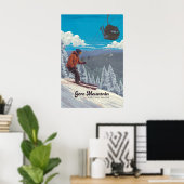 Gore Mountain Ski Resort Travel Poster (Bureau à domicile)