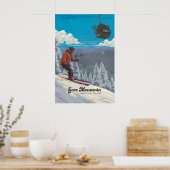 Gore Mountain Ski Resort Travel Poster (Cuisine)