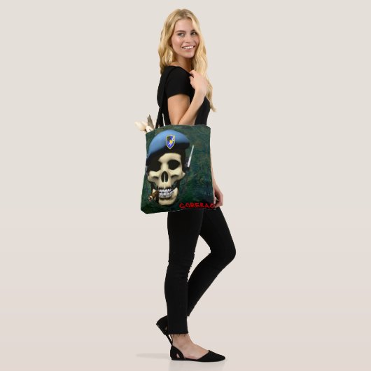 Gorebagg Two-Sided Print Canvas tas (Op model)