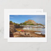 Gorey Castle, Jersey Briefkaart (Voorkant / Achterkant)